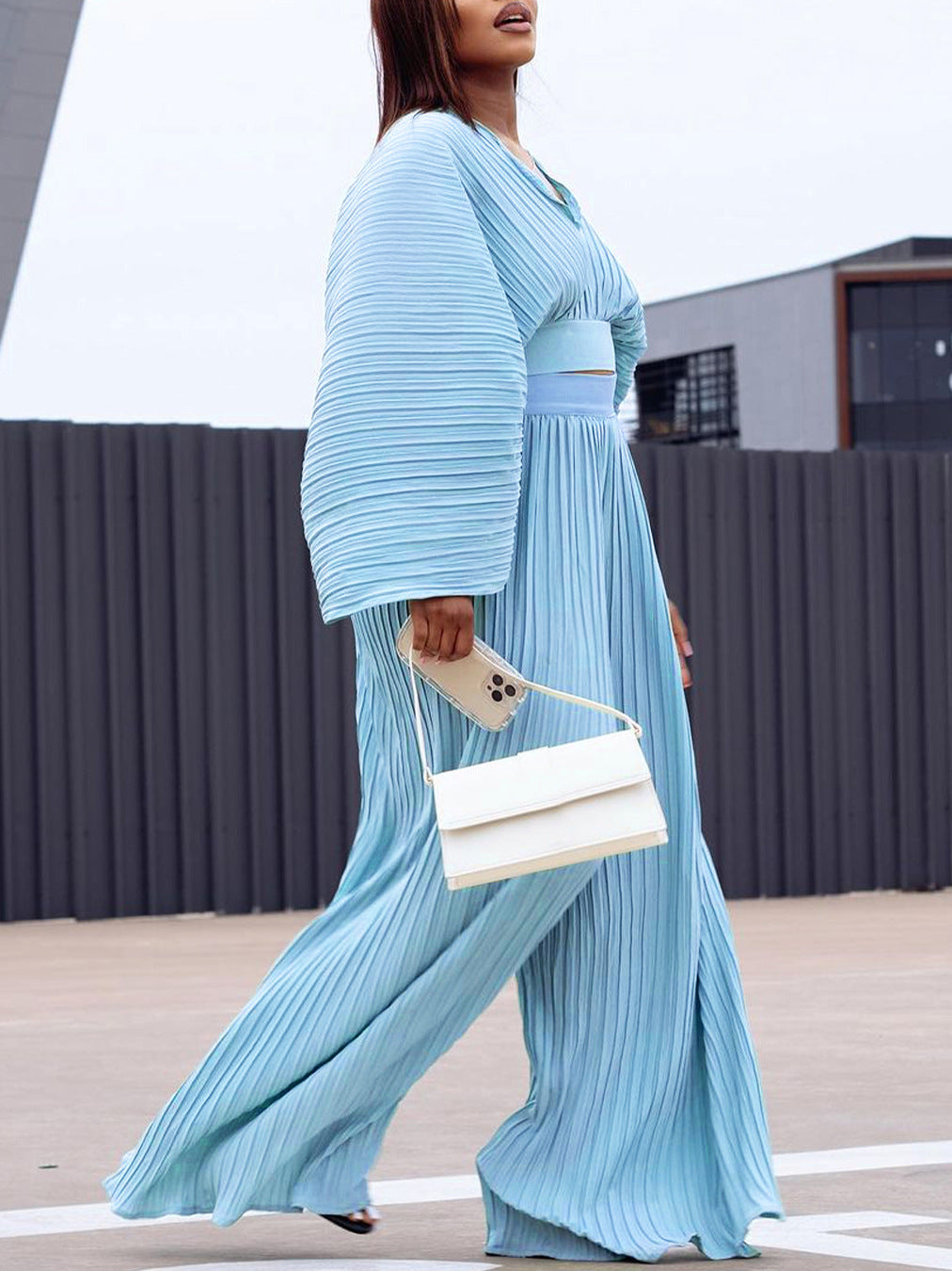 Women's Tops and Trousers Two-piece Set