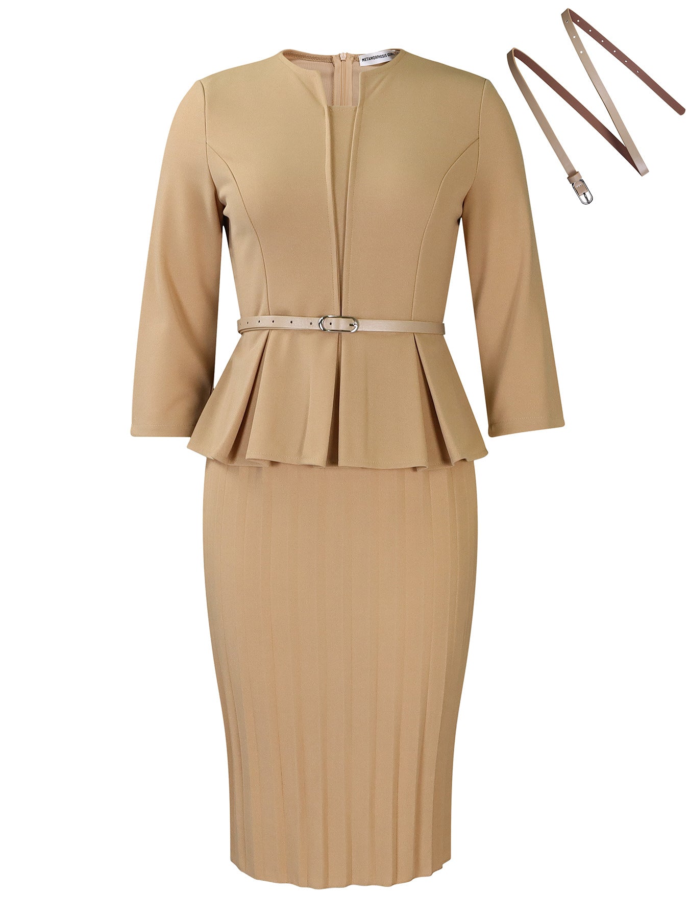 Women's V-neck Pencil Dress