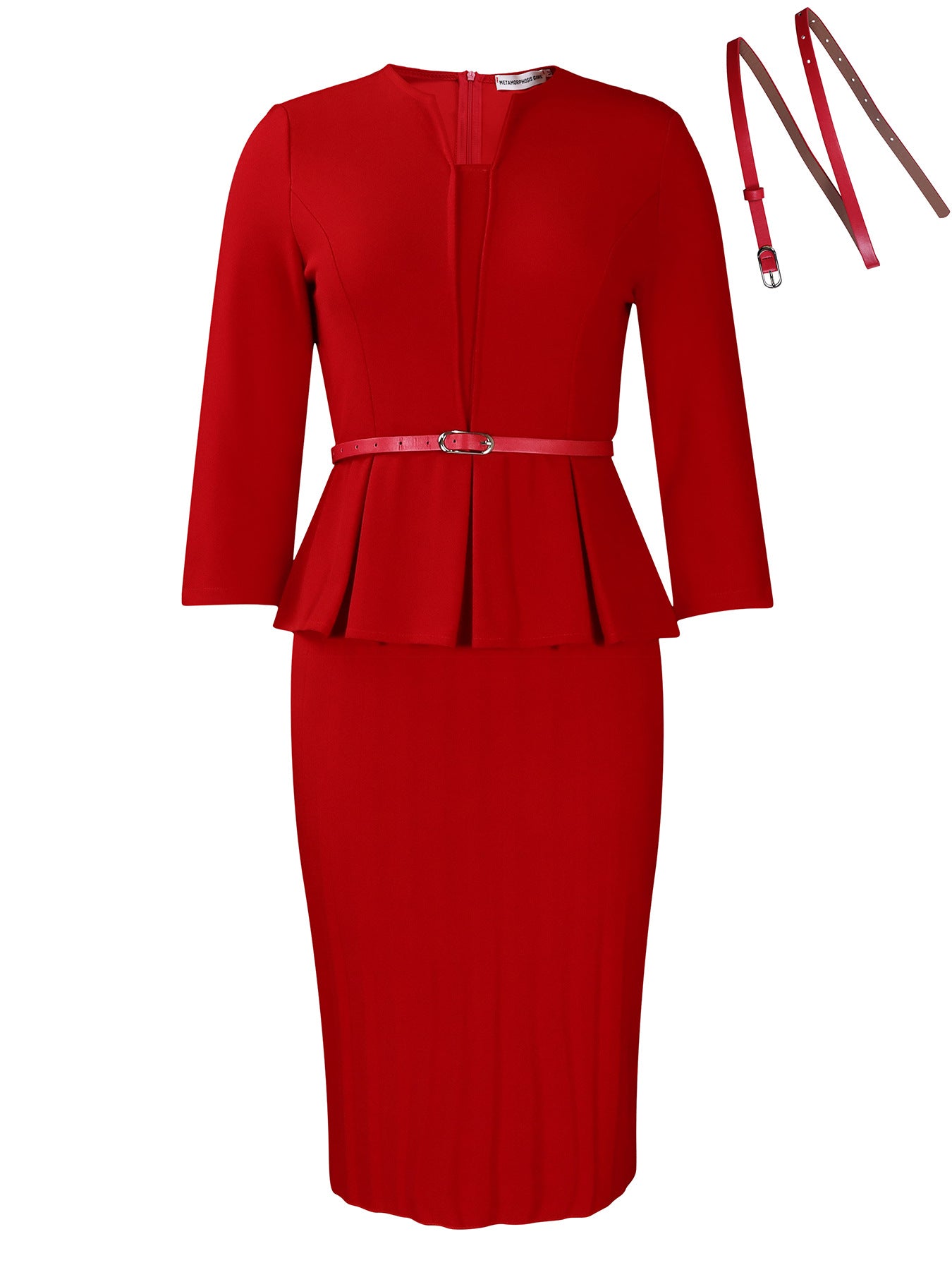 Women's V-neck Pencil Dress