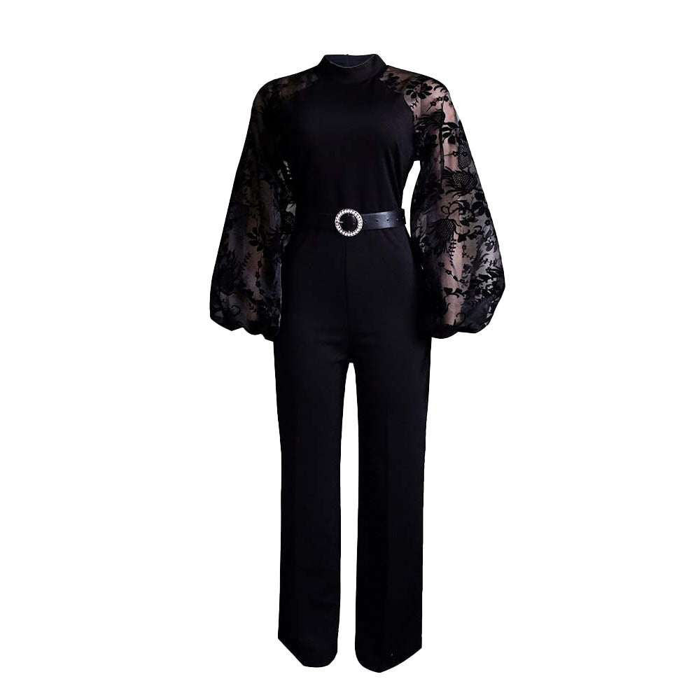 Women's Long-sleeved Jumpsuit