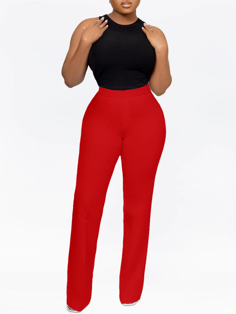 Women's High-waisted Wide-leg Pants