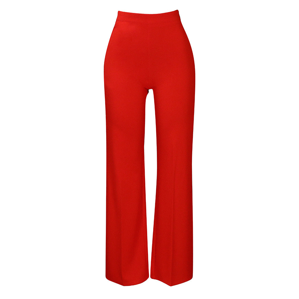 Women's High-waisted Wide-leg Pants