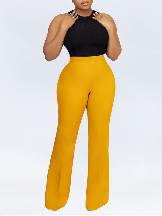 Women's High-waisted Wide-leg Pants