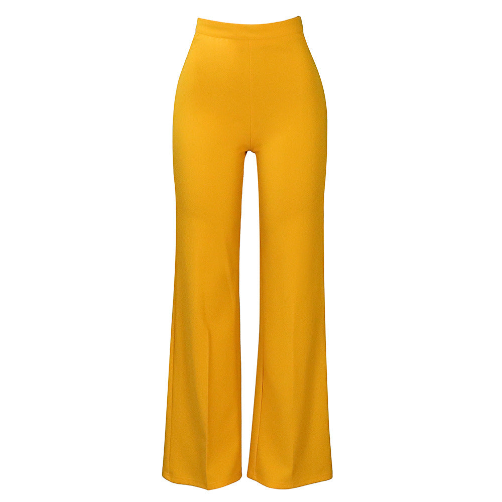 Women's High-waisted Wide-leg Pants