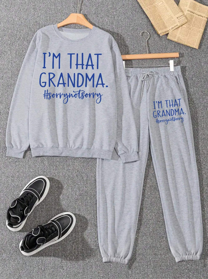 Women's hoodie and pants set