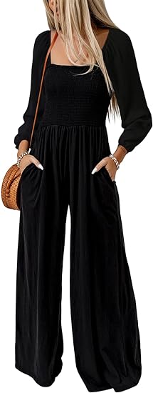 Women's Solid Color Jumpsuit