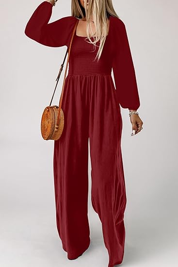 Women's Solid Color Jumpsuit