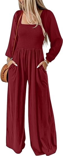 Women's Solid Color Jumpsuit