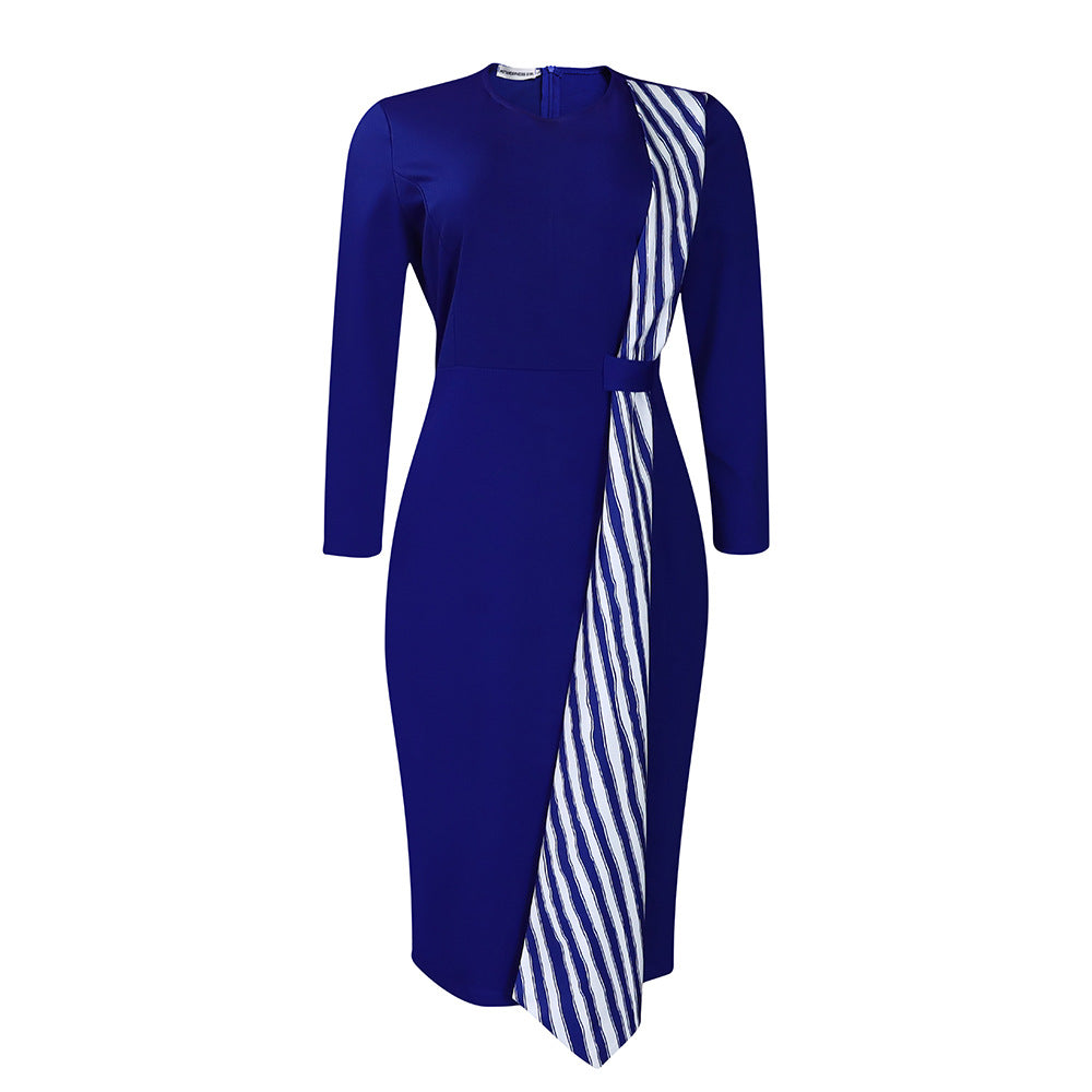 Women's Round Neck Pencil Dress