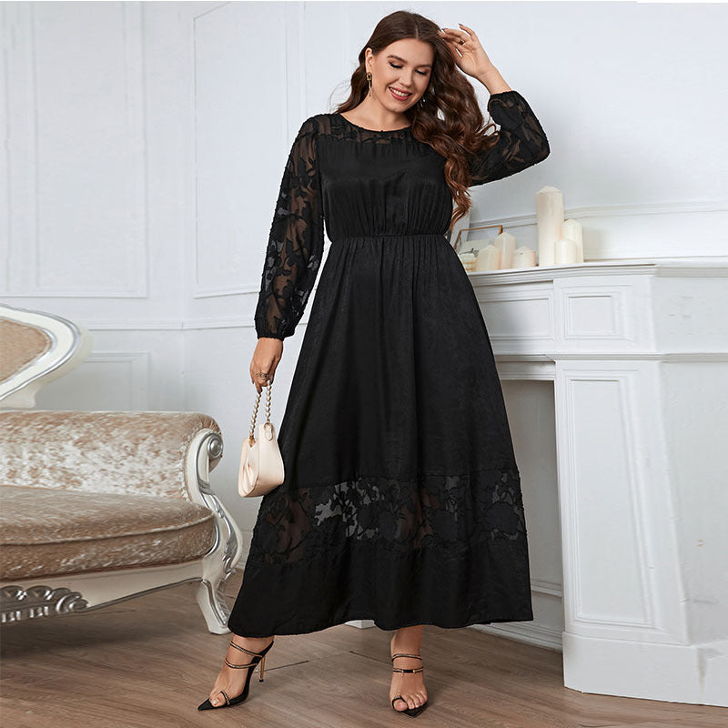 Women's Over-the-knee Lace Dresses