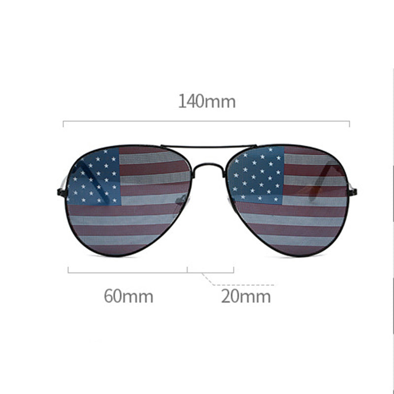 Independence Day American Flag Sunglasses