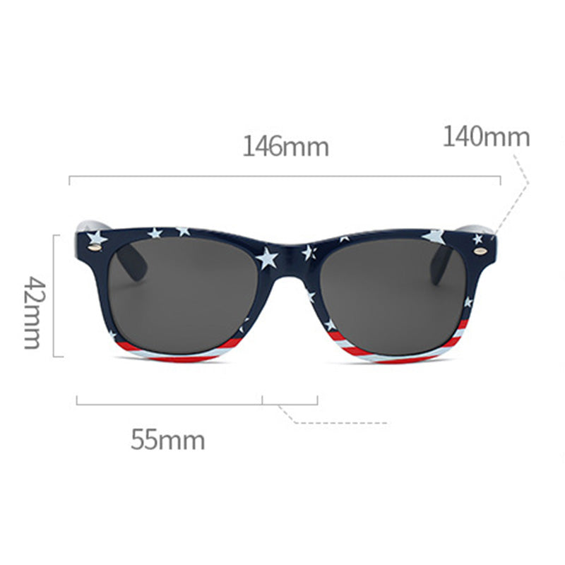 Classic Independence Day American Flag Sunglasses