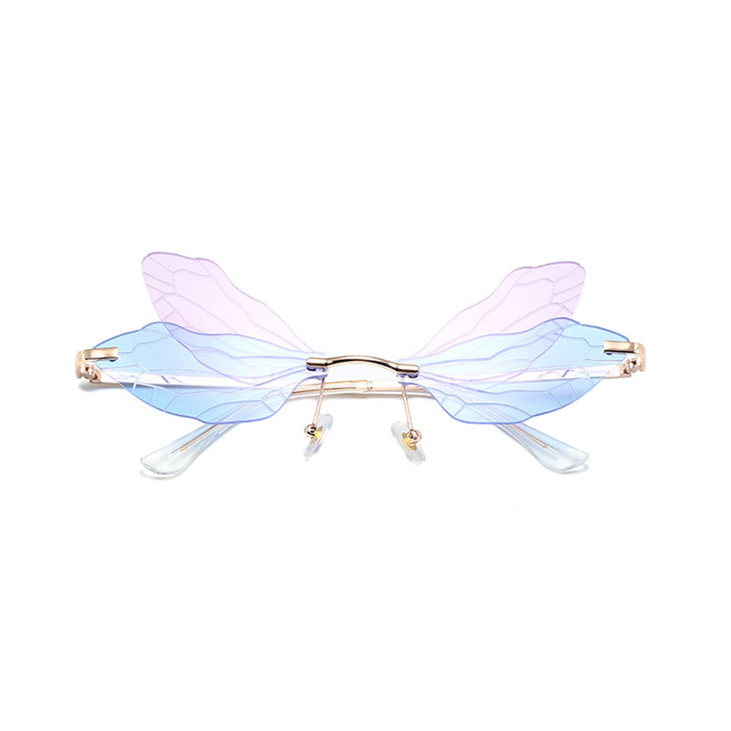 Colorful Butterfly Irregular Sunglasses