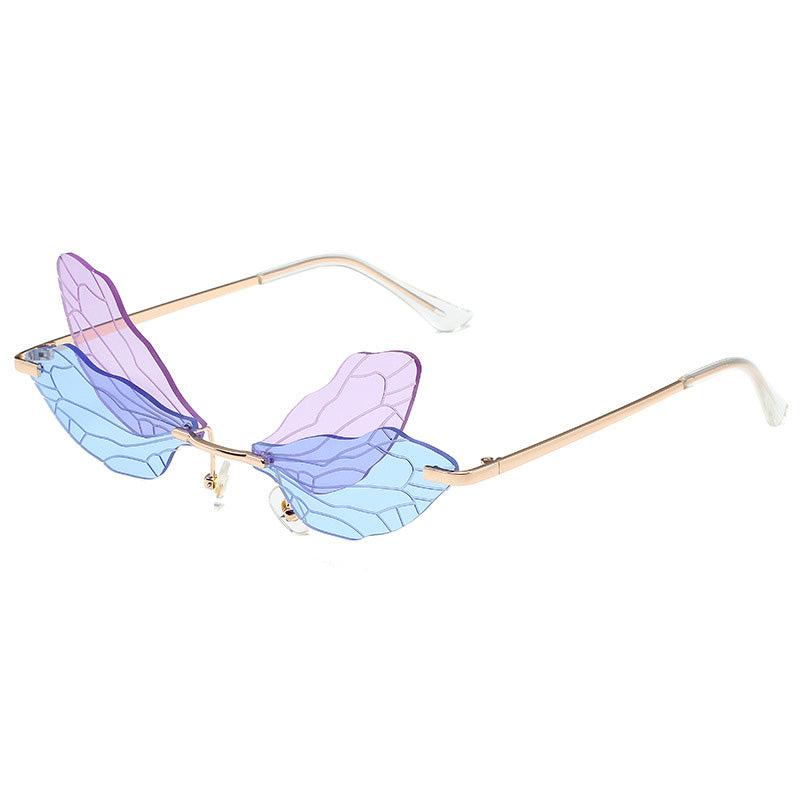 Colorful Butterfly Irregular Sunglasses