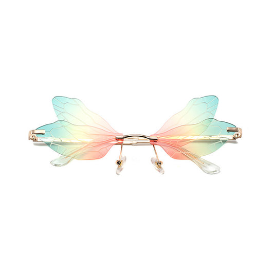 Colorful Butterfly Irregular Sunglasses