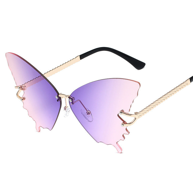 Colorful Butterfly Gradient Sunglasses