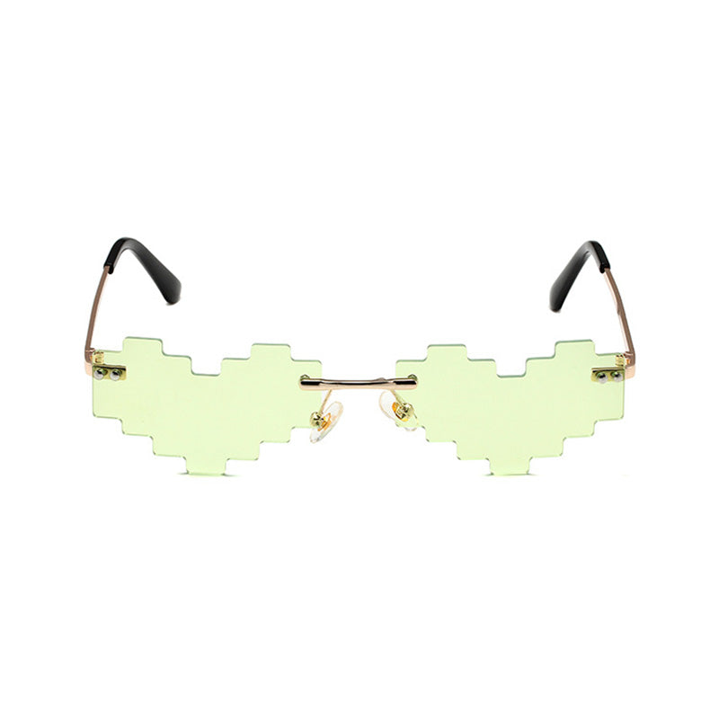 Classic Heart Irregular Sunglasses