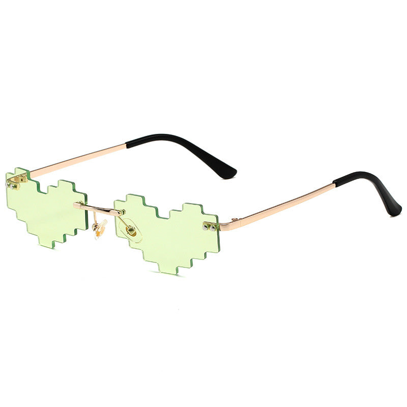 Classic Heart Irregular Sunglasses