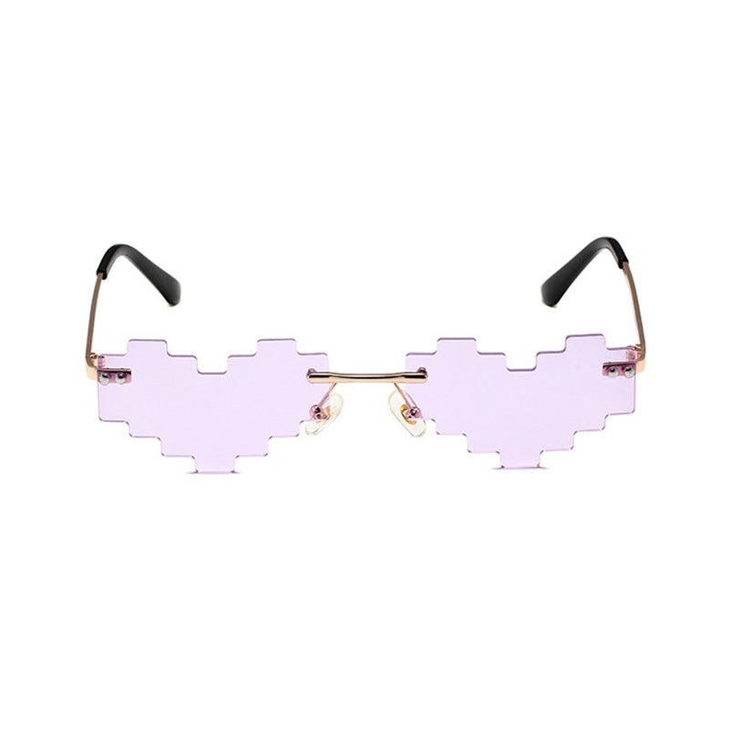 Classic Heart Irregular Sunglasses