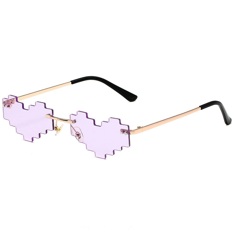 Classic Heart Irregular Sunglasses