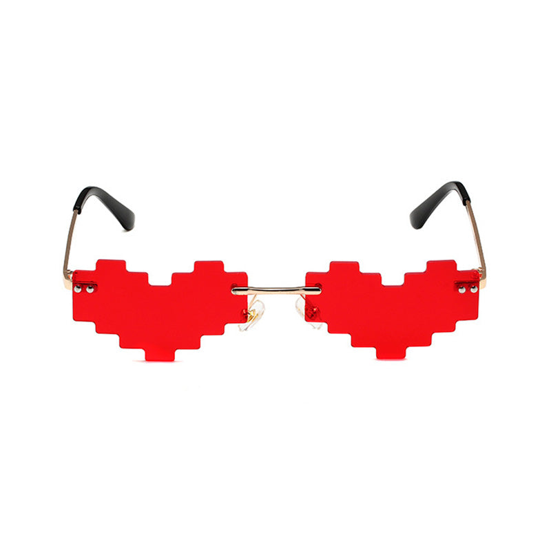 Classic Heart Irregular Sunglasses