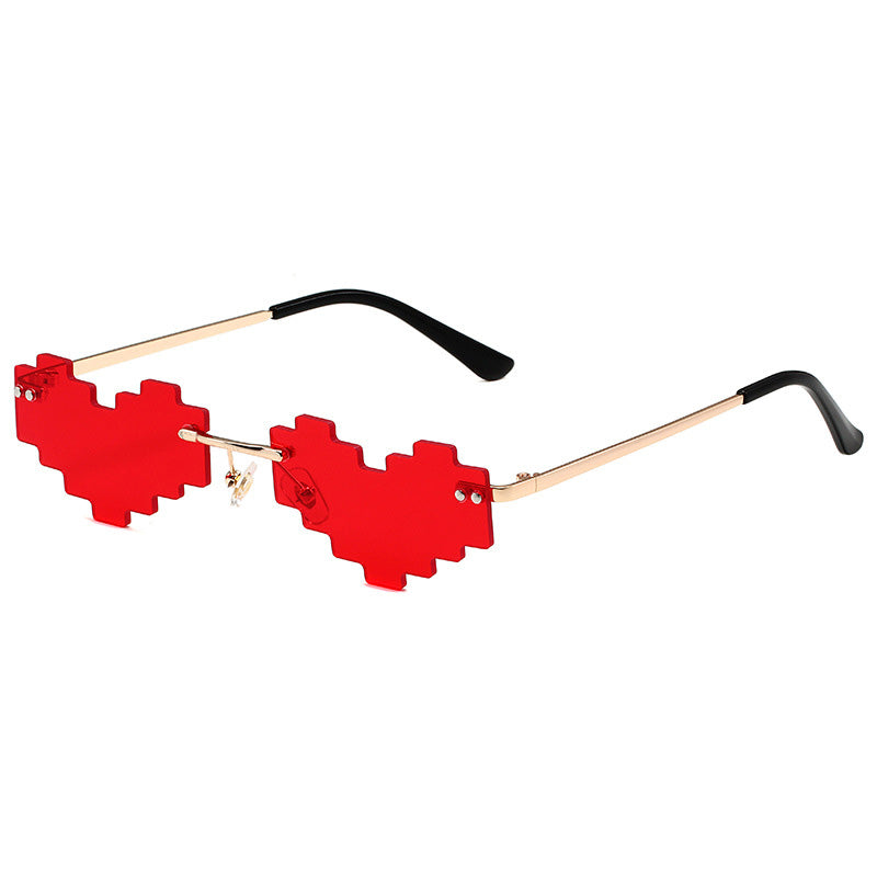 Classic Heart Irregular Sunglasses