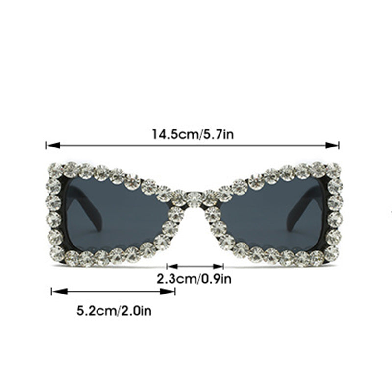 Sparkling Bow Diamond Sunglasses