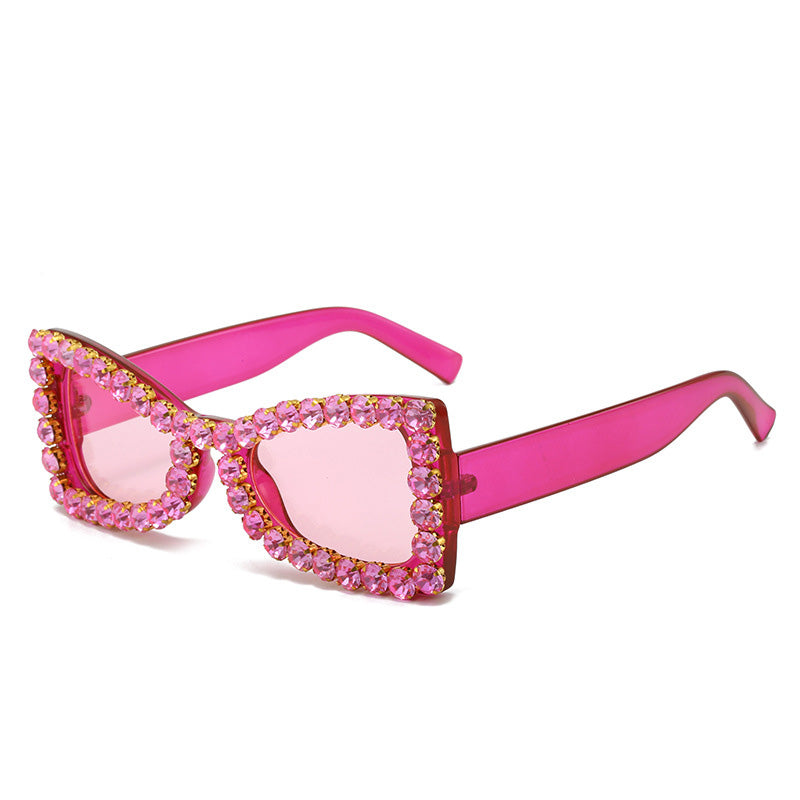 Sparkling Bow Diamond Sunglasses