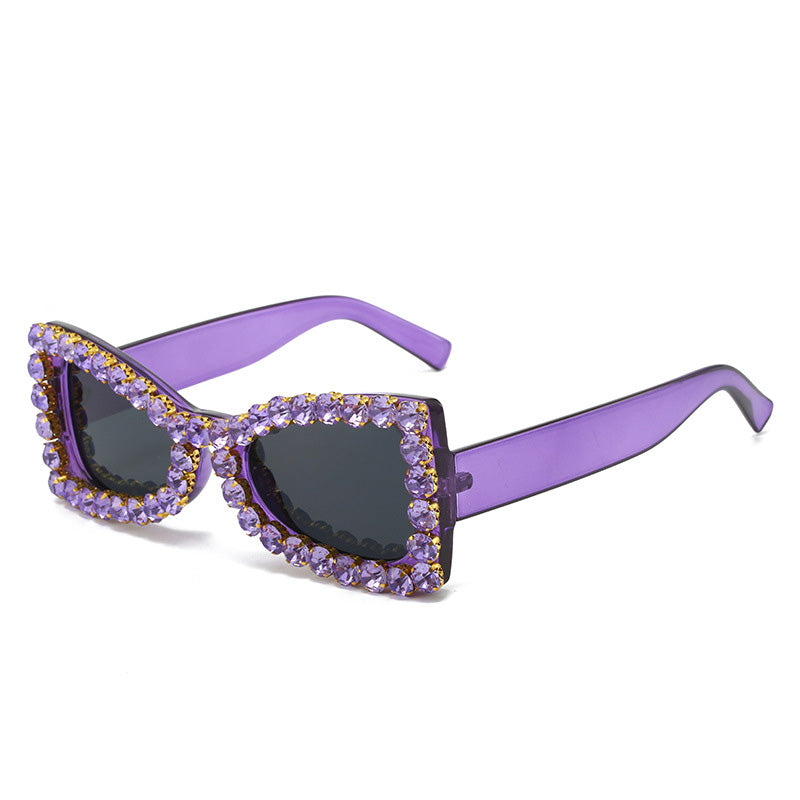 Sparkling Bow Diamond Sunglasses