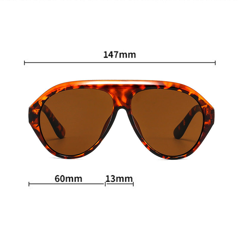 Retro Leopard Sunglasses