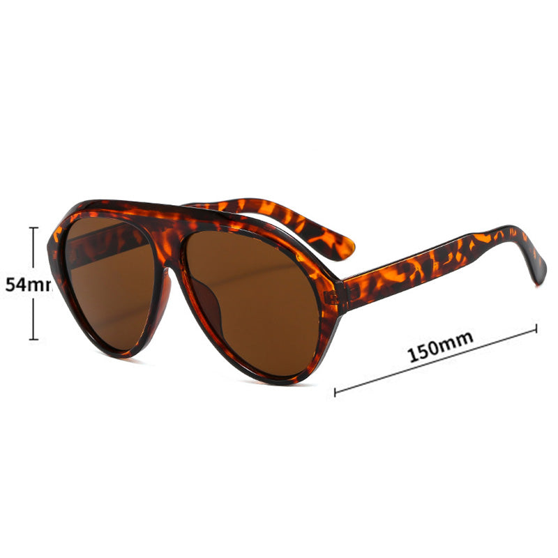 Retro Leopard Sunglasses