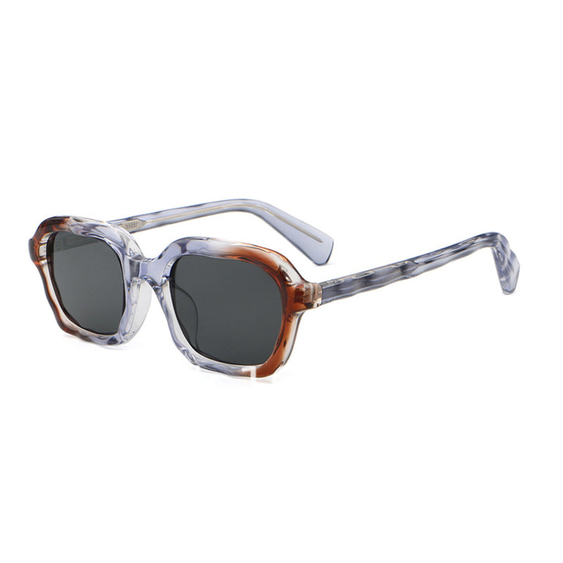 Vintage Square Wavy Gradient Sunglasses