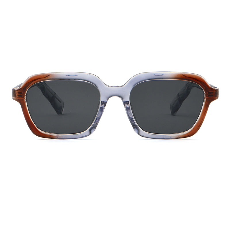 Vintage Square Wavy Gradient Sunglasses