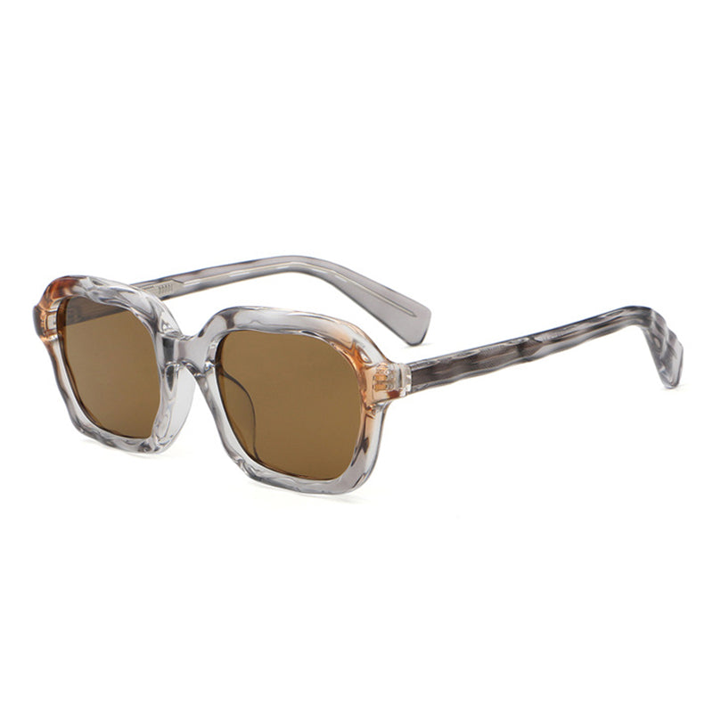 Vintage Square Wavy Gradient Sunglasses