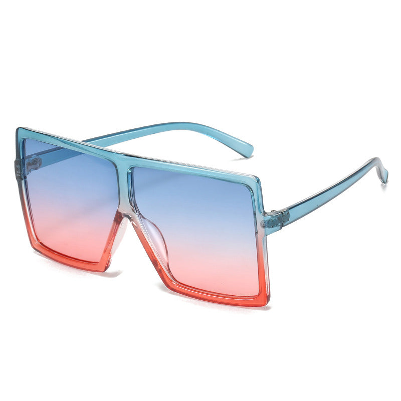 Colorful Contrasting Gradient Sunglasses