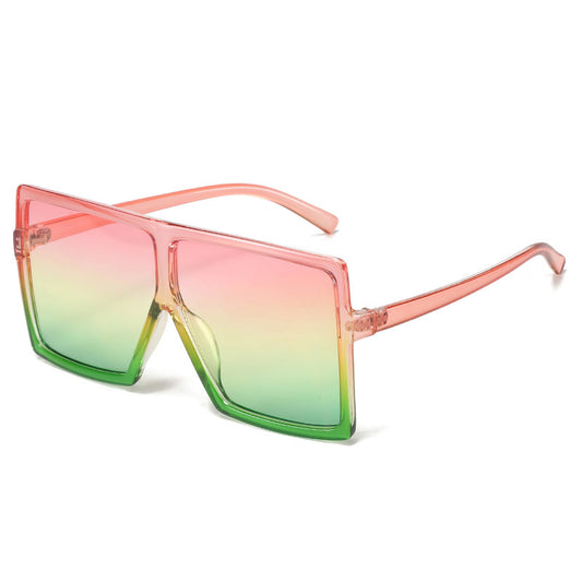 Colorful Contrasting Gradient Sunglasses