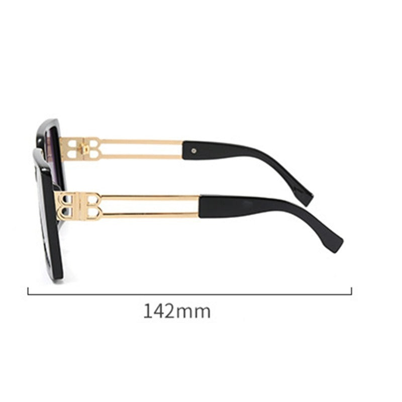 Simple Solid Color Square Sunglasses