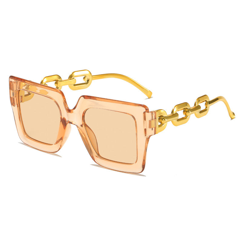 Stylish Chain Square Sunglasses